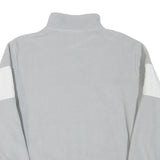 FILA Mens Grey & White Polyester Blend Pullover Plain Crew Neck Jumper S