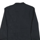 JOSIAH Mens Black Button Jacket M Polyester Blend Plain Classic Button Closure