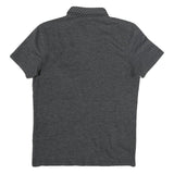 TED BAKER Mens Grey Polo Shirt S Short Sleeve Geometric Collar Casual Top