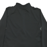 NEW BALANCE Womens Black & Grey Zip Jacket XL Polyester Blend Plain Casual