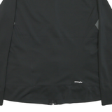 NEW BALANCE Womens Black & Grey Zip Jacket XL Polyester Blend Plain Casual