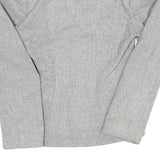 Womens Grey Plain Tailored Jacket S Polyester Blend Button Closure Formal