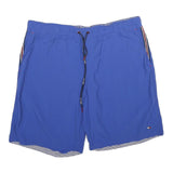 TOMMY HILFIGER Mens Shorts Blue Casual L W34 Lightweight Quick Dry