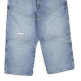 G-STAR Mens Denim Blue Casual Shorts M W32 Cotton Blend Relaxed Fit