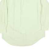 RALPH LAUREN Mens Light Green Plain Shirt L Cotton Classic Button Down Long