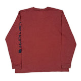 Carhartt Long Sleeve T-Shirt - XL Red Cotton