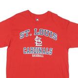 MLB Mens Red St Louis Cardinals Graphic T-Shirt L Short Sleeve Crew Neck