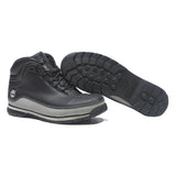 TIMBERLAND Boots Mens Lace-Up Footwear Black Leather UK 8.5 Comfortable Durable