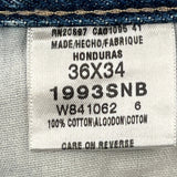 Dickies Carpenter Jeans - 34W 34L Blue Cotton