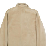 MARELLA Womens Beige Wool Button Jacket UK 8 Classic Plain Double-Breasted