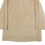 MARELLA Womens Beige Wool Button Jacket UK 8 Classic Plain Double-Breasted