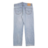 LEVI'S 505 Mens Jeans Blue Regular Straight Denim Light W34 L29 Classic Zip