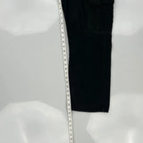 Wrangler Cargo Trousers - 32W 30L Black Cotton