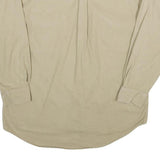 TRAIL DESIGNS Mens Beige Cotton Shirt XL Casual Utility Outdoor Long Sleeve