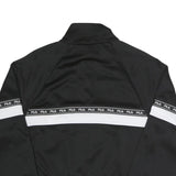 FILA Womens Black & White Logo Tape Half Zip Sweatshirt M Casual Sporty