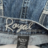 Royal Jeans - 36W 32L Dark Wash Cotton