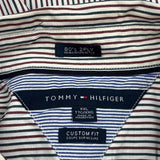 Tommy Hilfiger Striped Shirt - 2XL Black & White Cotton