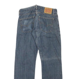 LEVI'S Mens Regular Fit Blue Denim Medium Wash Jeans W30 L30 Classic Zip Pocket