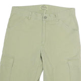 FOLLOW ME Mens Cotton Beige Cargo Shorts L W30 Utility Pockets