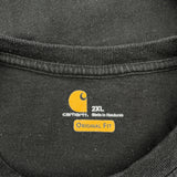 Carhartt Long Sleeve T-Shirt - 2XL Black Cotton