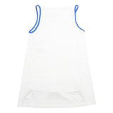 RALPH LAUREN SPORT Womens White & Blue Sleeveless Day Polyester Blend Dress XL