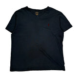 Polo By Ralph Lauren T-Shirt - Large Navy Cotton