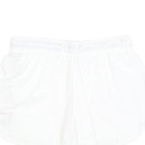 NIKE Womens Shorts White Casual L W30 Activewear Logo Sportswear