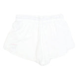 NIKE Womens Shorts White Casual L W30 Activewear Logo Sportswear