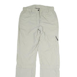 TREVOLUTION Mens Cotton Blend Regular Beige Trousers W28 L31 Zip Pocket Casual