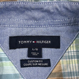 Tommy Hilfiger Checked Short Sleeve Shirt - Large Multicoloured Cotton