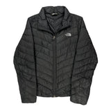 800 Fill The North Face Puffer - Medium Black Nylon