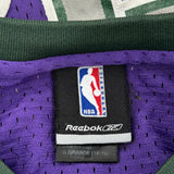 Age 12-13 Milwaukee Bucks Reebok Nba Jersey - Large Purple Polyester