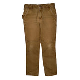 Carhartt Carpenter Pants - 33W 31L Brown Cotton