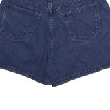 Womens Blue Cotton Denim Casual Shorts L W28 Summer Wear