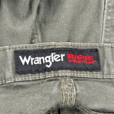 Wrangler Cargo Shorts - 32W 11L Gray Cotton