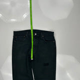 501 Levis Jeans - 32W 30L Black Cotton
