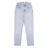 CALVIN KLEIN JEANS Womens Classic Jeans Blue Denim Light W28 L30 Stylish Zip