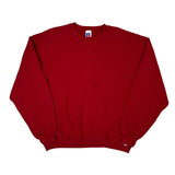 Russell Athletic Sweatshirt - XL Red Cotton