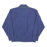 CASUAL LAND Mens Blue Zip Jacket M Polyester Blend Plain Lightweight Casual