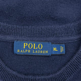 Polo By Ralph Lauren Sweater - XL Navy Cotton