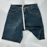 Wrangler Denim Shorts - 31W 10L Dark Wash Cotton