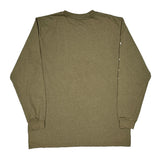 Dickies Long Sleeve T-Shirt - 2XL Green Cotton Blend