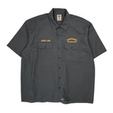Construction Dickies Short Sleeve Shirt - 2XL Grey Polyester Blend
