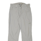 JACK WOLFSKIN Womens Regular Fit Beige Polyester Blend Trousers W32 L29 Outdoor