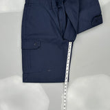Unbranded Cargo Shorts - 32″ Waist Navy Cotton