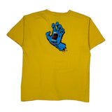 Youth Santa Cruz Graphic T-Shirt - XL Yellow Cotton