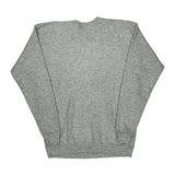 Deer And Farmhouse Graphic Tultex Graphic Sweatshirt - Large Grey Cotton Blend