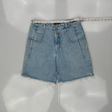 Guess Denim Shorts - 30W US 6 Light Wash Cotton