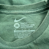 Oregon Football Nike College T-Shirt - Medium Green Cotton