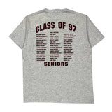 Class Of 97 Russell Athletic Single Stitch T-Shirt - Large Gray Polyester Blend